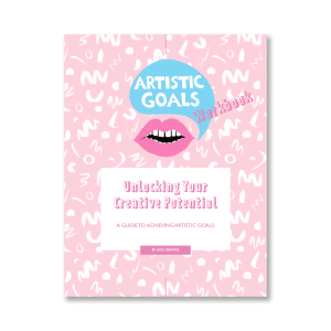 The Artistic Goals Workbook by HIYA CREATIVE.