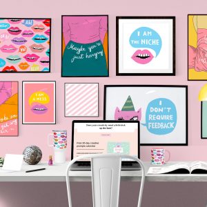 Inspirational art prints for artist and creatives by HIYA CREATIVE.